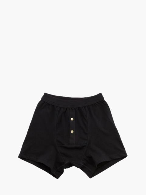 Merz b. Schwanen MERZ B. SCHWANEN 255 BUTTON FACING UNDERPANTS BLACK