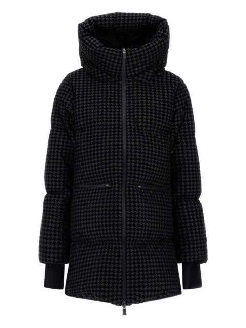 Herno houndstooth quilted jacket