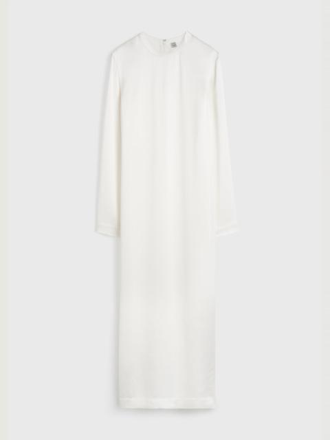 TOTEME Long satin dress white