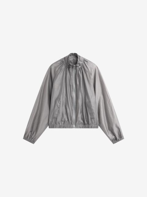 The Frankie Shop Arzon Sheer Jacket - Steel Grey