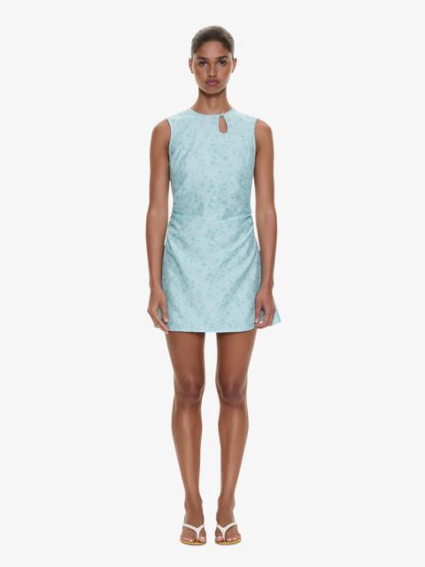 CHRISTOPHER ESBER Light Leak Jacquard Loophole Mini Dress