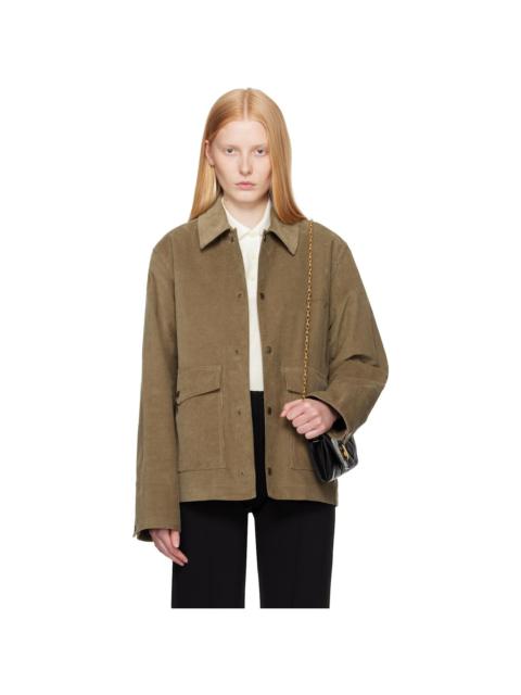 Burberry Taupe Corduroy Jacket