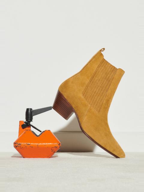 Sandro Leather ankle boots with elastic