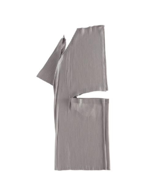 ISSEY MIYAKE cut-out pleated top