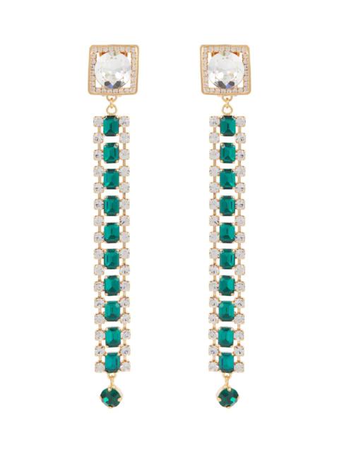 Alessandra Rich Crystal drop earrings