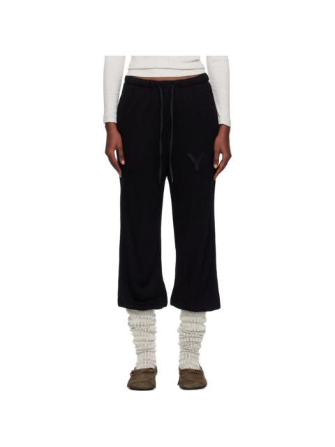 OPEN YY Black Layered Knee Socks Lounge Pants