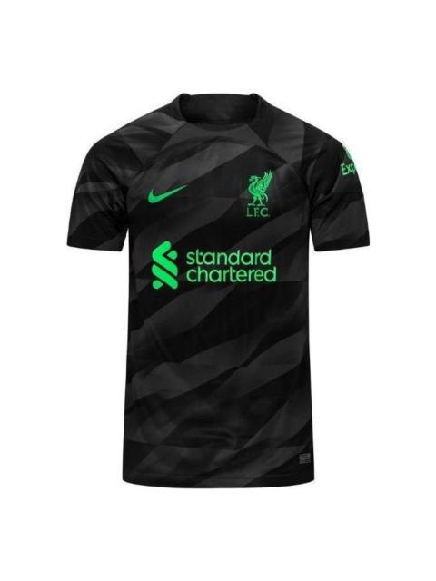 Nike Nike Liverpool 23-24 Short Sleeve Goalkeeper Jersey 'Black' DX2691-061