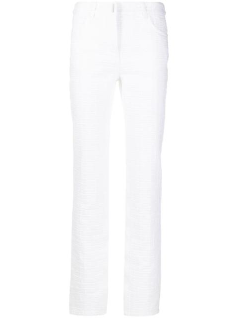 Givenchy 4G motif jacquard straight-leg trousers