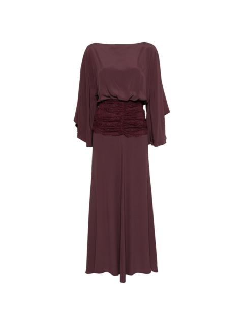 PINKO gathered maxi dress