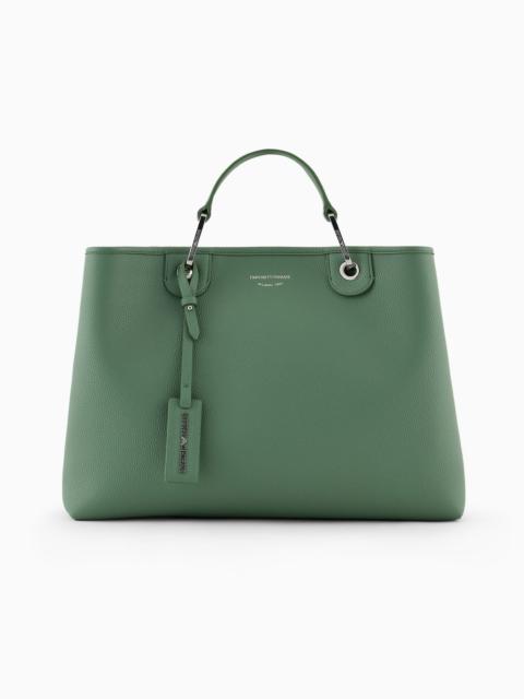 EMPORIO ARMANI Medium MyEA shopper bag with deer print