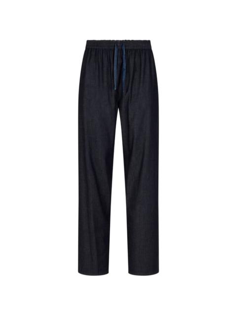 EMPORIO ARMANI drawstring-waist jeans