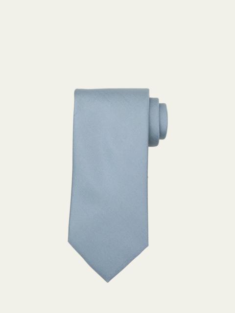 Brioni Men's Shantung Silk Tie