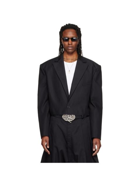 LU'U DAN Black Slashed Blazer