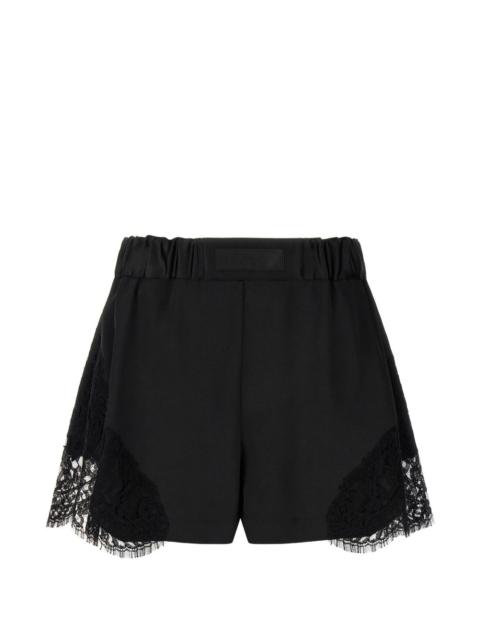 VERSACE lace-insert shorts