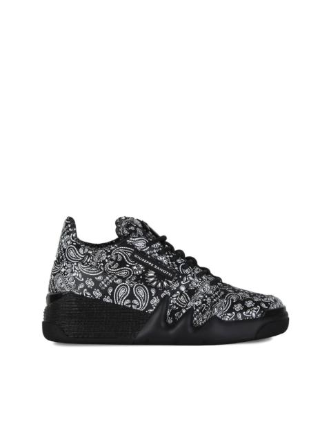 Talon paisley print sneakers