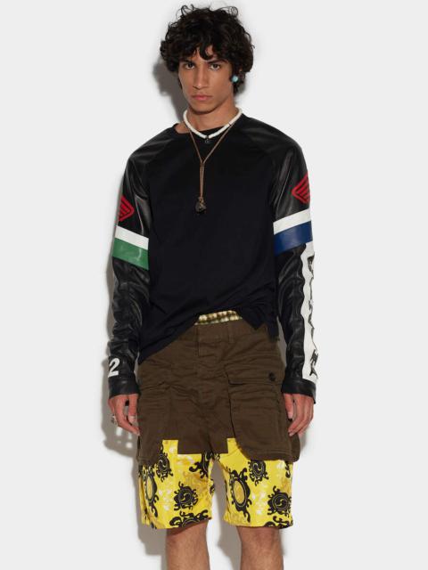 DSQUARED2 HONDA SLOUCH RAGLAN SWEATSHIRT