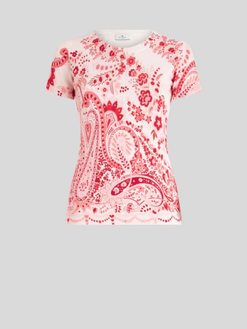 Etro SHORT-SLEEVED PAISLEY JUMPER