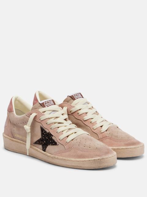 Golden Goose Ball Star glitter suede sneakers