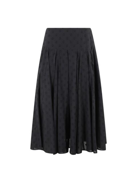 ULLA JOHNSON Luisa dotted midi skirt