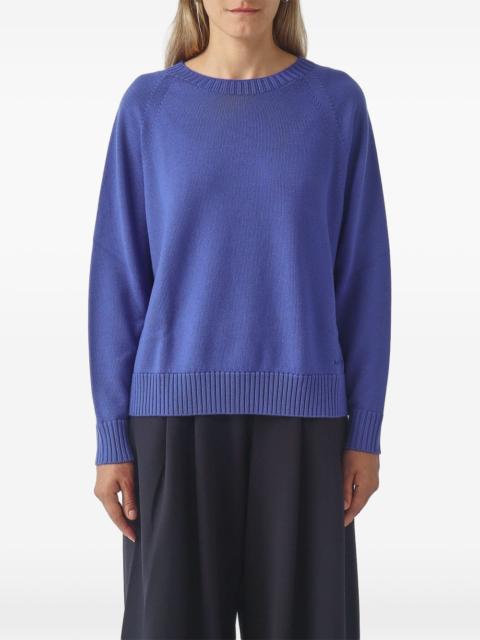Max Mara raglan-sleeve ribbed-trim sweater