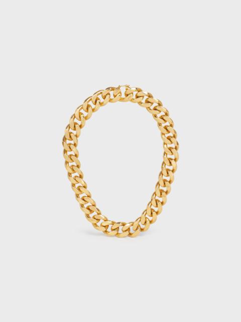 CELINE Maillon Celine Necklace in Brass with Gold Finish