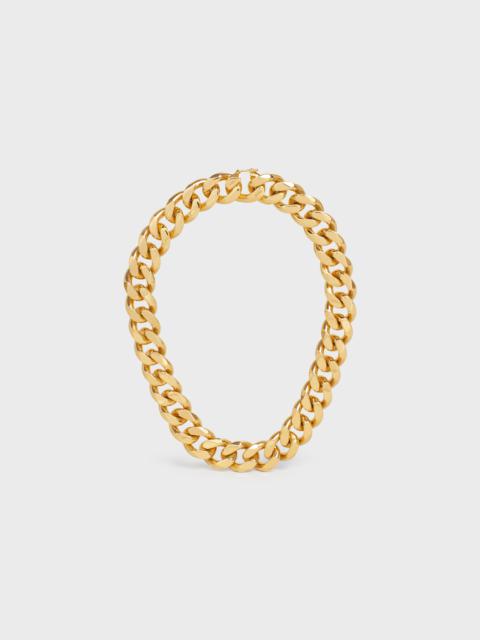 Maillon Celine Necklace in Brass with Gold Finish