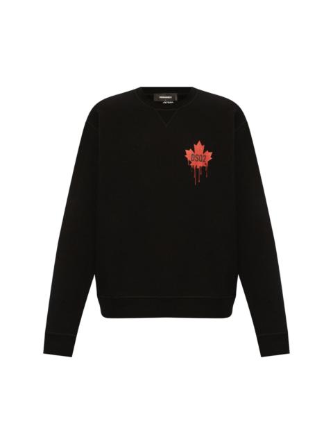 logo-print cotton sweatshirt