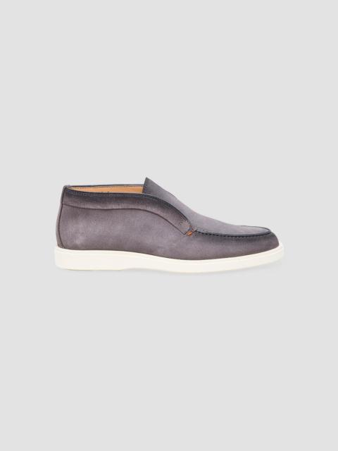 Santoni Men's Detroit Suede Loafers - Grey
