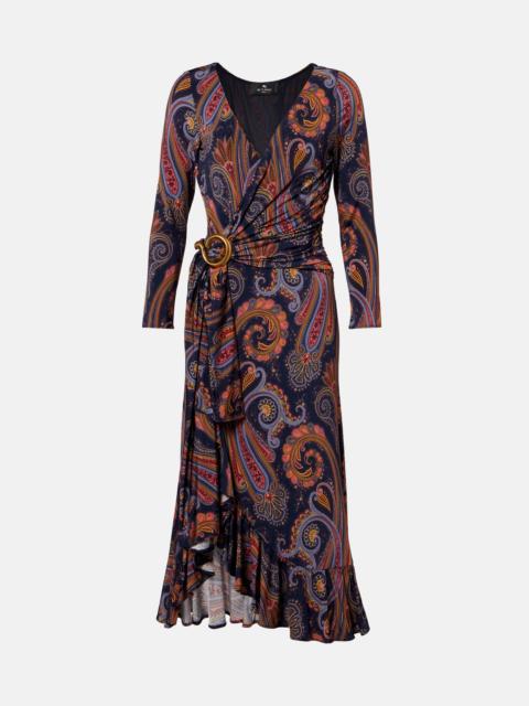 Etro Paisley wrap dress