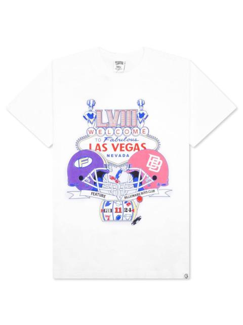 BILLIONAIRE BOYS CLUB FEATURE X BILLIONAIRE BOYS CLUB VIVA SHORT SLEEVE TEE - WHITE