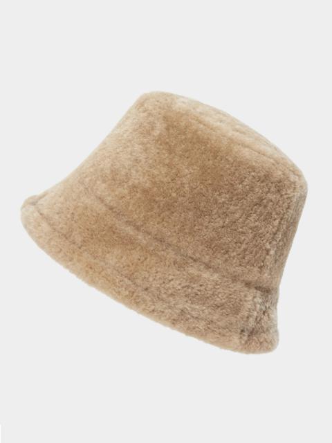 Sheep Shearling Fur Bucket Hat