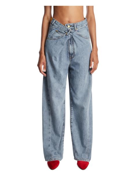 DARKPARK Blue Crossed Jeans Ines