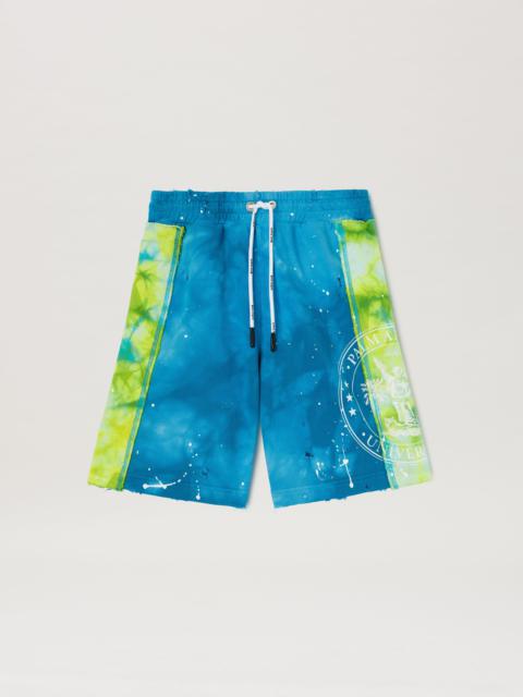 Palm Angels Mix Tie Dye Cut Vint Sweatshorts