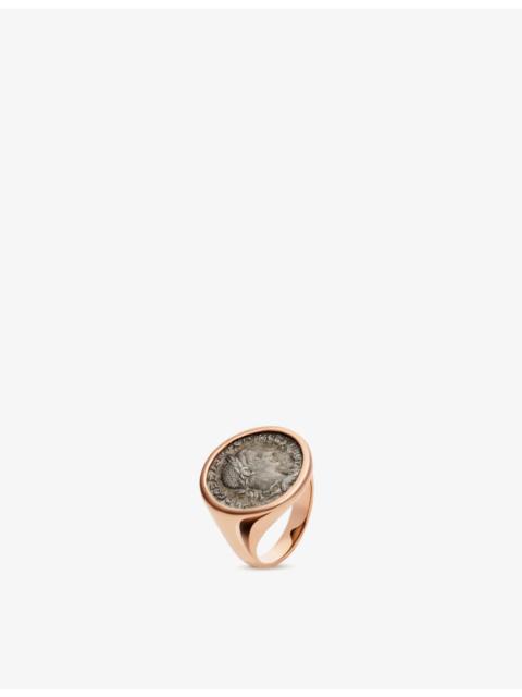 BVLGARI Monete 18ct rose-gold and antique-coin ring