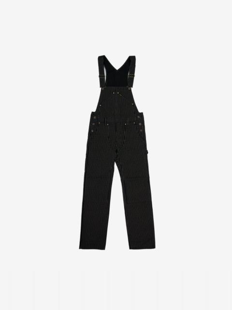 Iron Heart IH-819-BLK 12oz Wabash Double Knee Overalls - Black