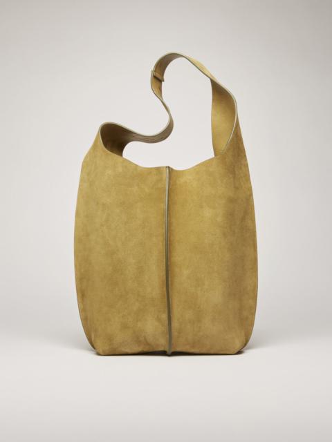 Acne Studios Suede tote bag moss green
