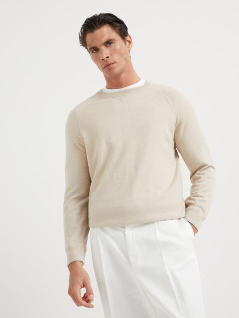 Cashmere sweatshirt-style sweater