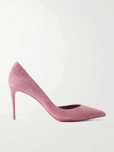 Christian Louboutin Iriza 85 Suede Pumps