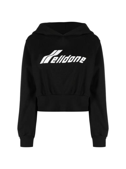 logo-print hoodie