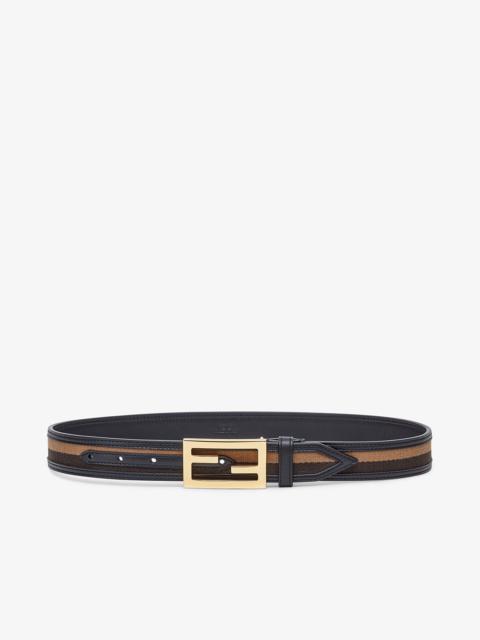 FENDI Brown fabric belt