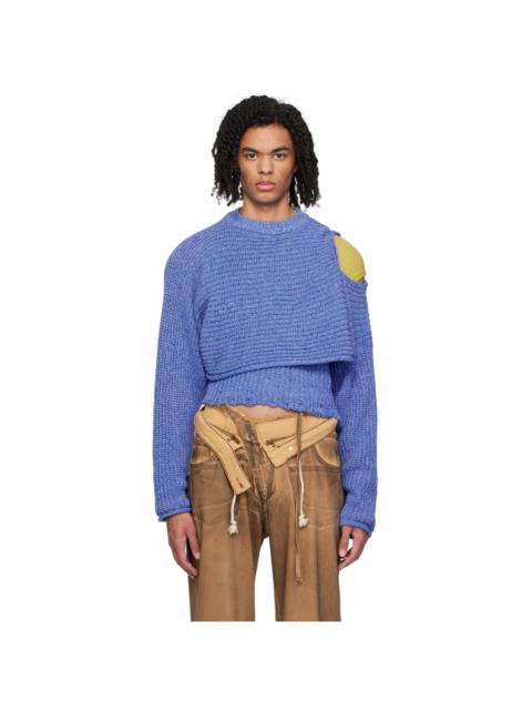 OTTOLINGER Blue Deconstructed Sweater