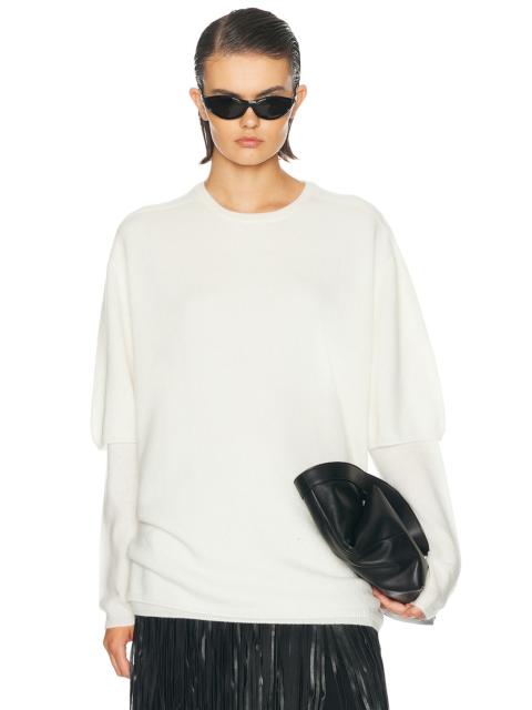 NOUR HAMMOUR Cobain Layered Knit Sweater