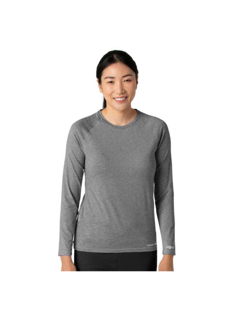 Carhartt Women's Force Sub-Scrubs Heathered Performance Long Sleeve Tee