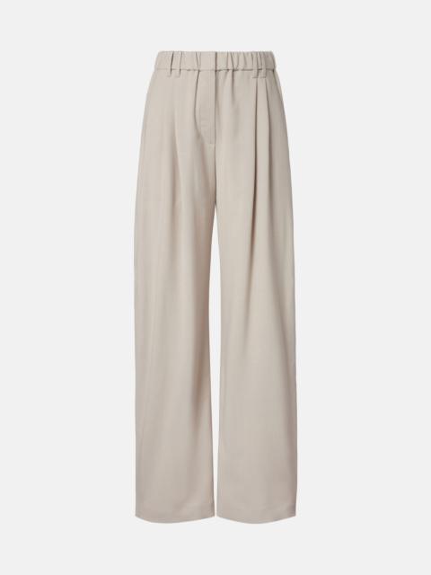 Brunello Cucinelli Monili wool-blend wide-leg pants