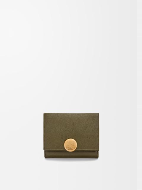 Loewe Pebble trifold wallet in pebble grain calfskin