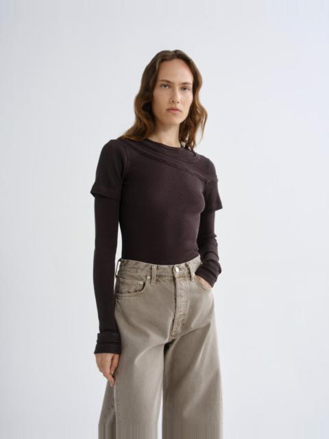 AGOLDE HARLON TOP IN FORGE