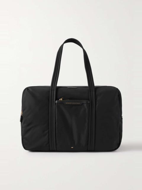 Anya Hindmarch + NET SUSTAIN 24 Hour leather-trimmed ECONYL weekend bag