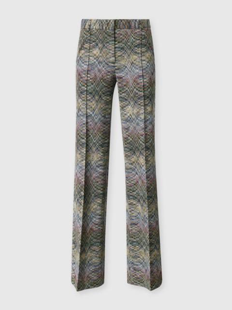 Missoni Tailored space-dye viscose lamé trousers