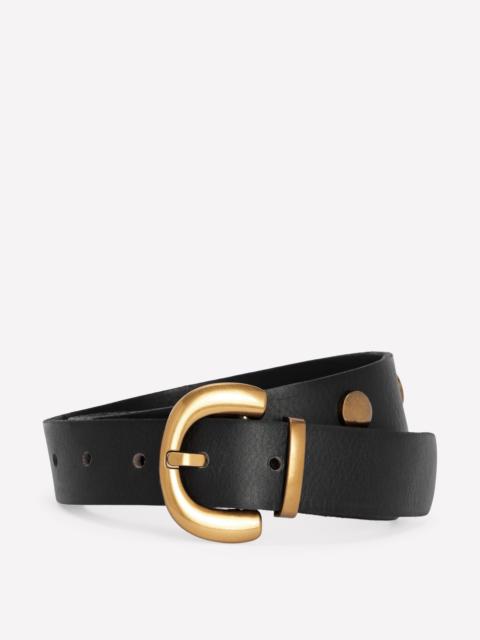 BODEN Stud Buckle Belt-Black