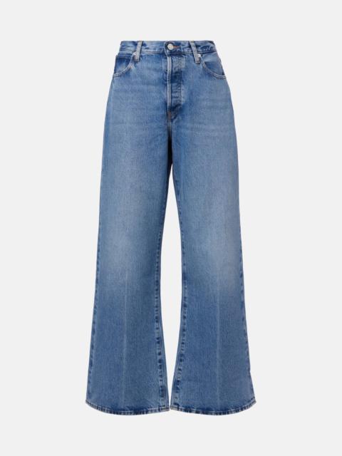 FRAME Loose mid-rise wide-leg jeans